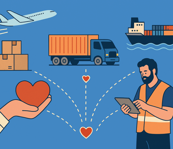 "تصویر مفهومی از نرم‌ افزار آرا اکسپرس در زنجیره تامین جهانی و حمل‌ونقل بین‌المللی"