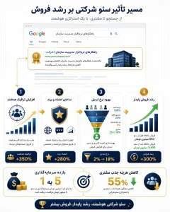 سئو سایت شرکتی چیست و چگونه باعث رشد فروش می‌شود؟3
