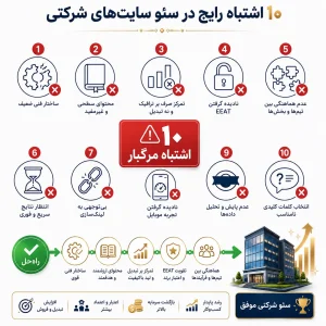۱۰ اشتباه رایج در سئو سایت‌های شرکتی2
