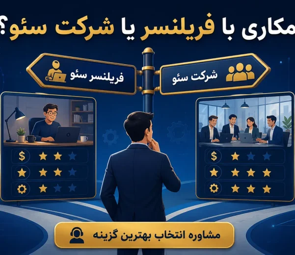 همکاری با فریلنسر سئو یا شرکت سئو؟