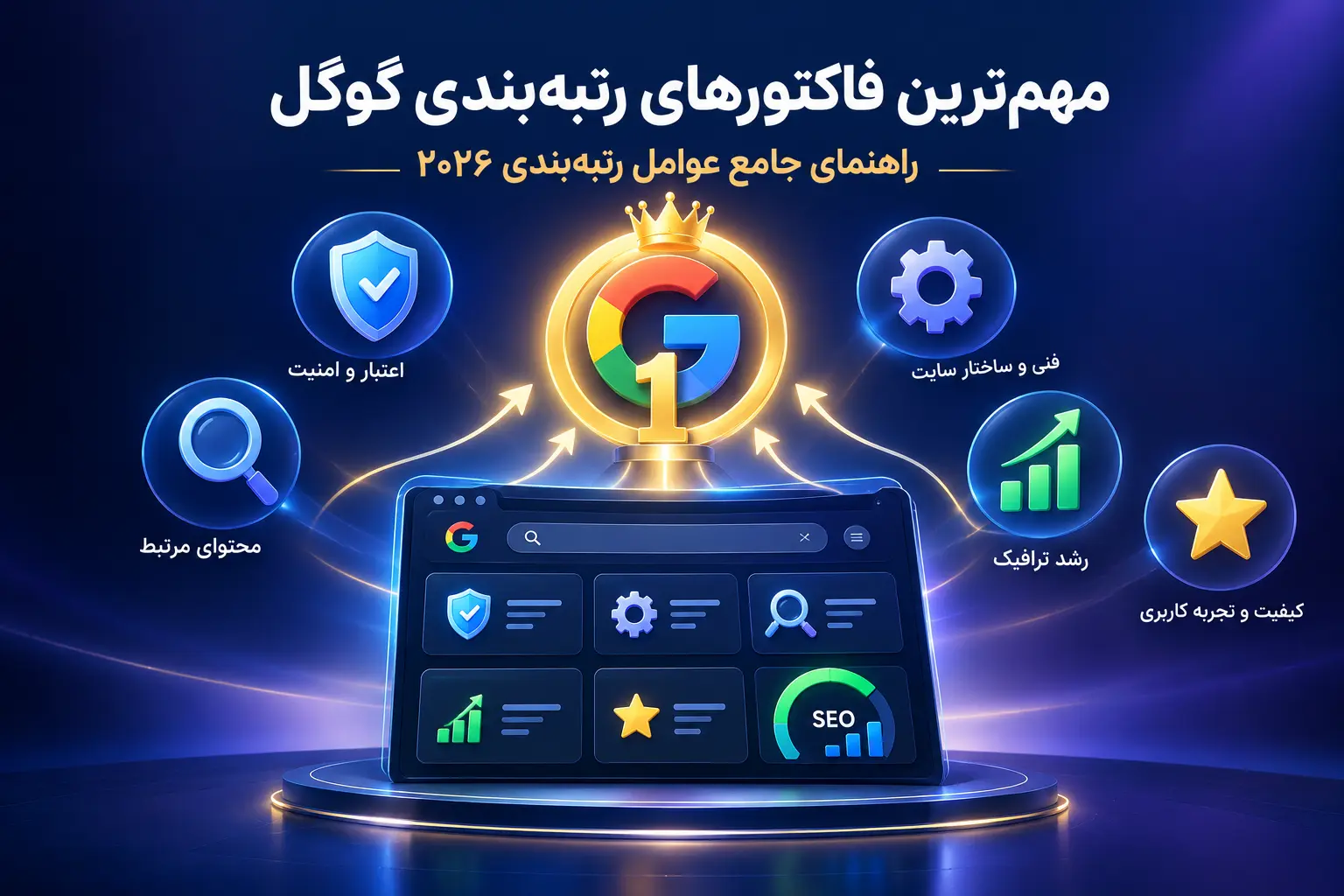 مهم‌ترین فاکتورهای رتبه‌بندی گوگل